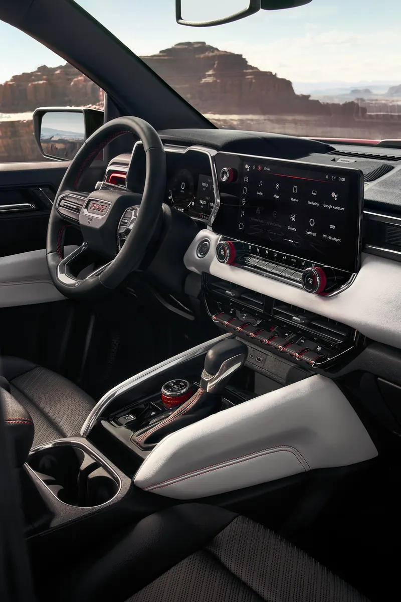 2026 GMC Canyon infotainment system at Champion Chevrolet GMC Inc. in McMinnville TN